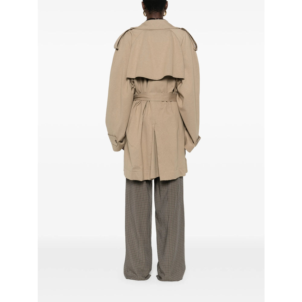 Balenciaga Neutrals Coats - Trench & Raincoats Women BALENCIAGA