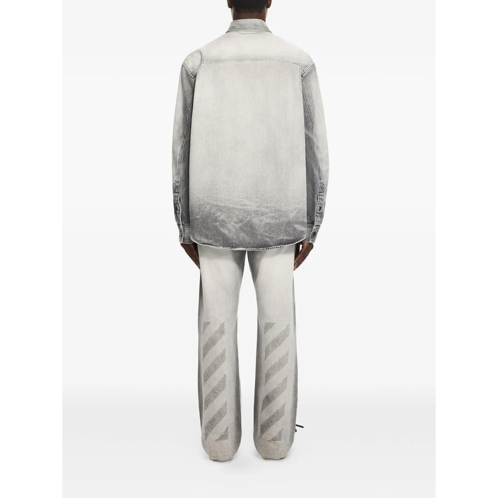 Off-White Grey Jackets - Shirt Jackets Men OFF-WHITE