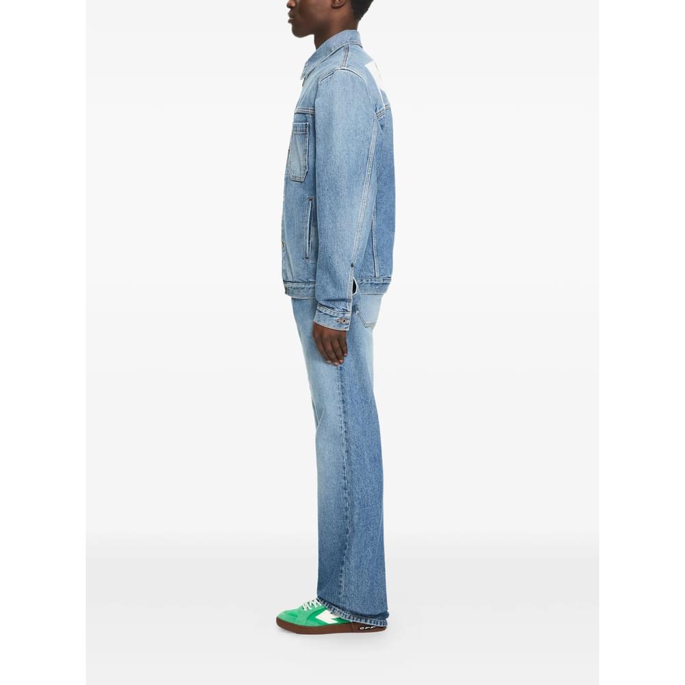 Off-White Blue Jackets - Denim Jackets Men OFF-WHITE