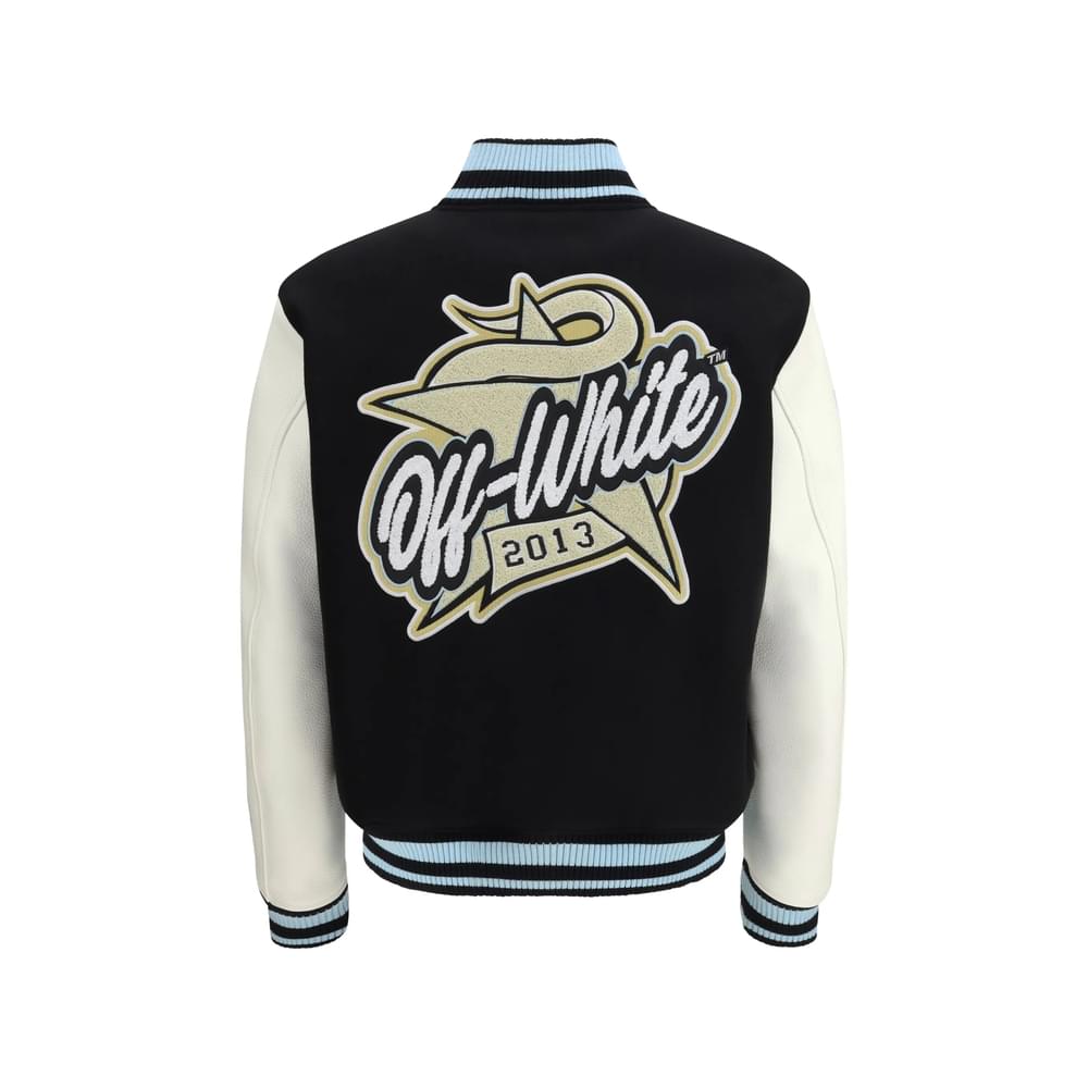 Off-White Black Jackets - Bomber Jackets Men OFF-WHITE