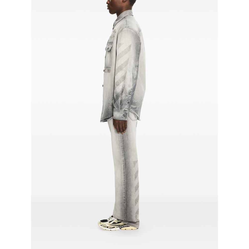 Off-White Grey Denim - Slim-Fit Jeans Men OFF-WHITE