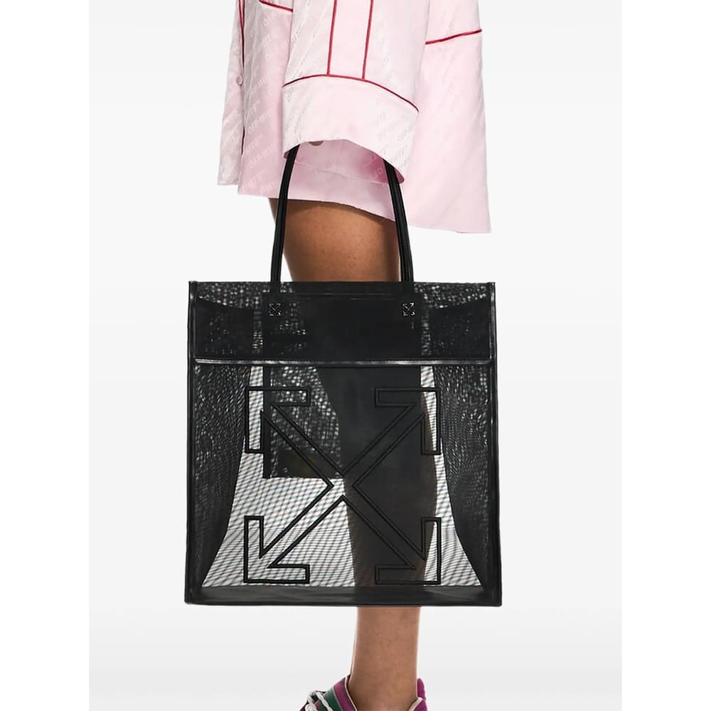Off-White Black Tote Bags Women OFF-WHITE