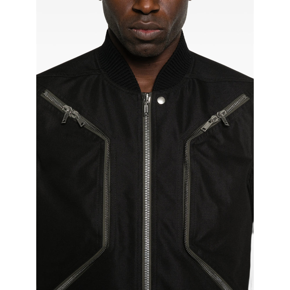 Rick Owens Black Jackets - Bomber Jackets Men RICK OWENS