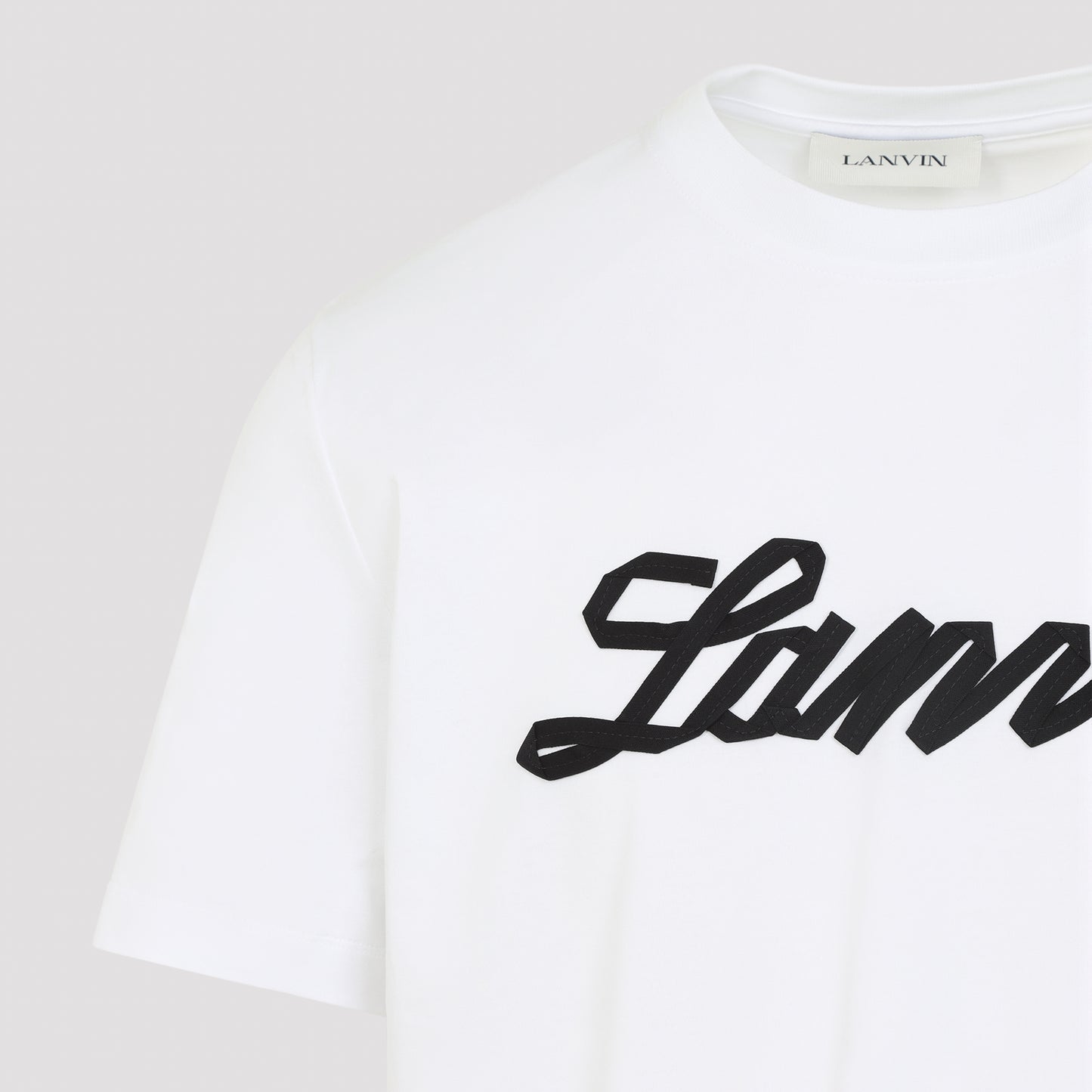 Lanvin Embroidered Logo T-Shirt Men LANVIN