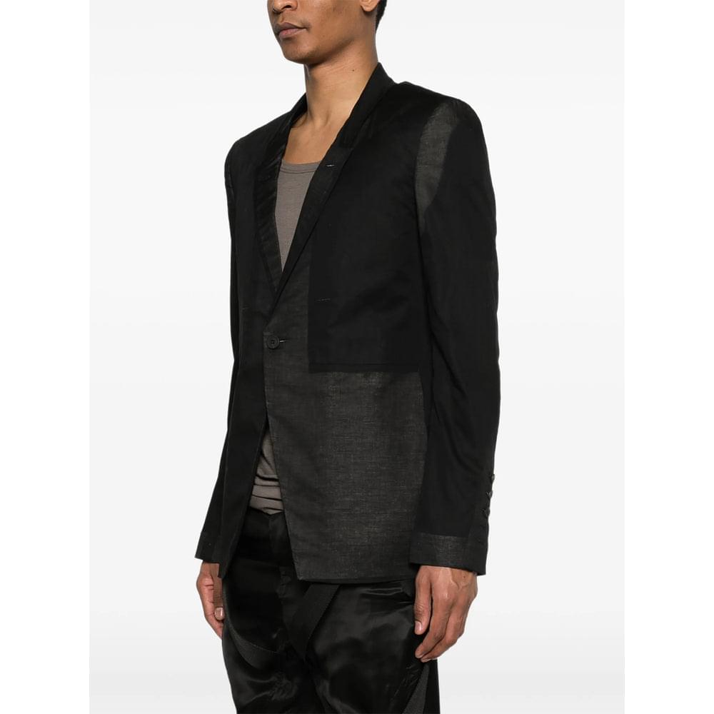 Rick Owens Black Jackets - Blazers Men RICK OWENS