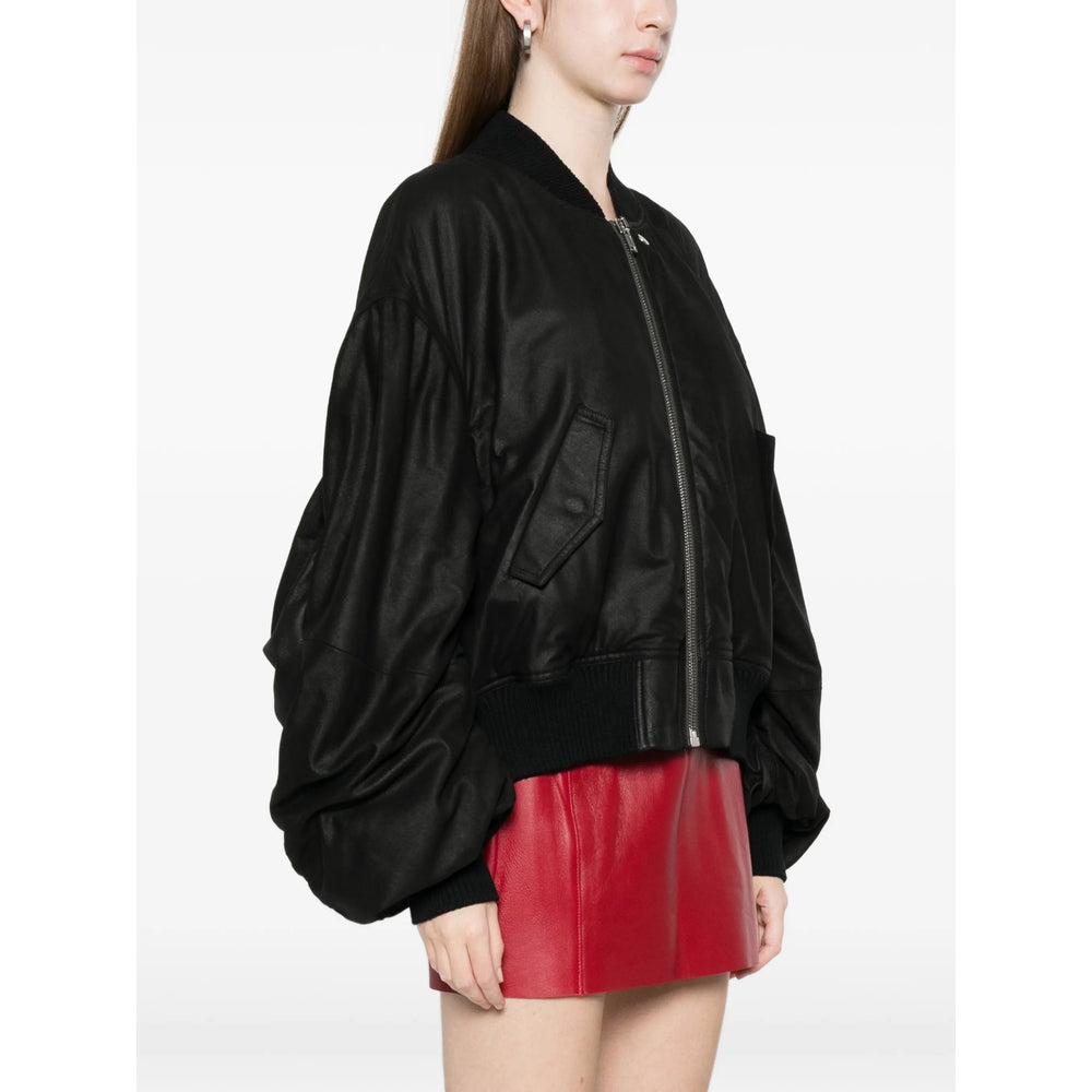 Rick Owens Black Jackets - Bomber Jackets Women Women RICK OWENS