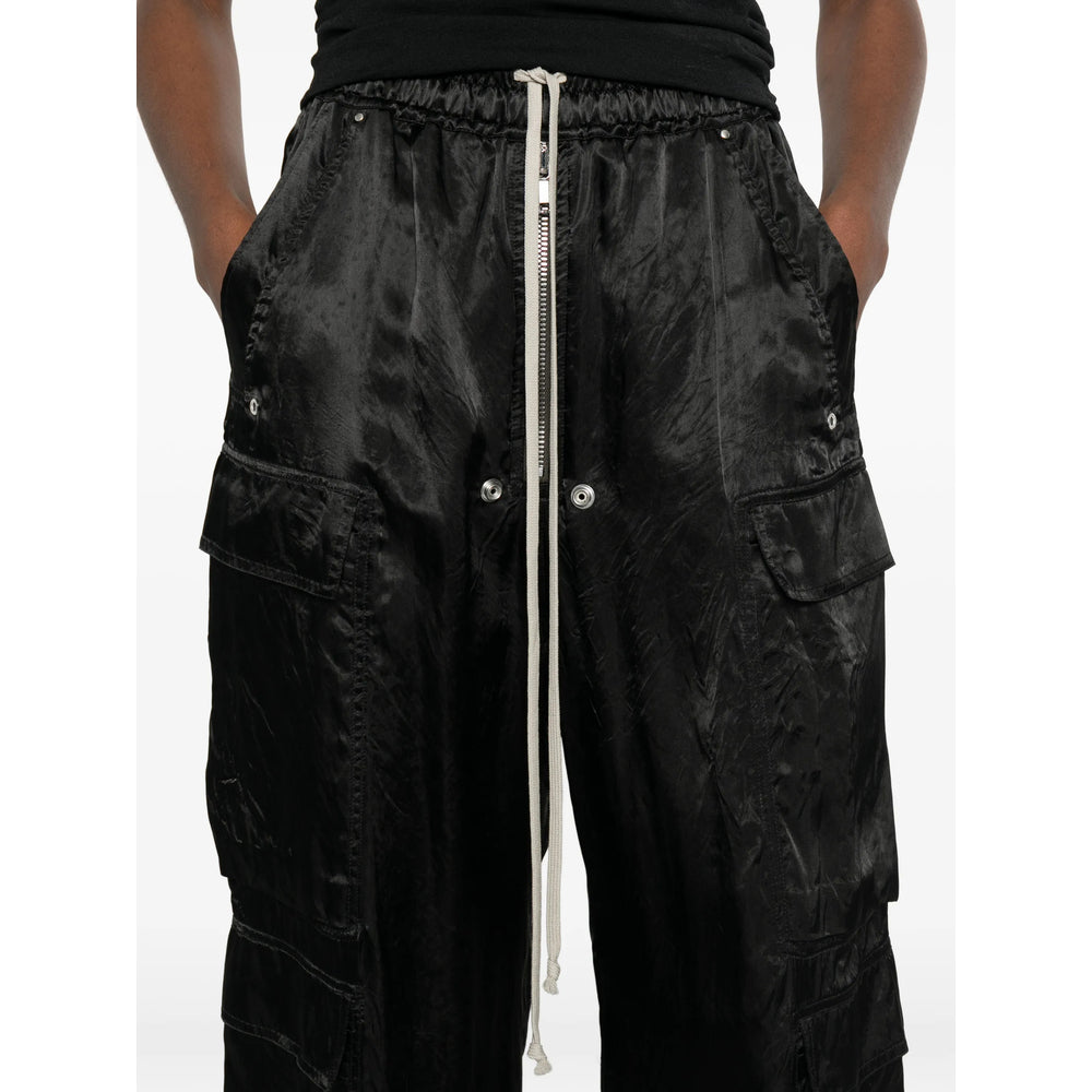 Rick Owens Black Trousers - Straight Trousers Women RICK OWENS