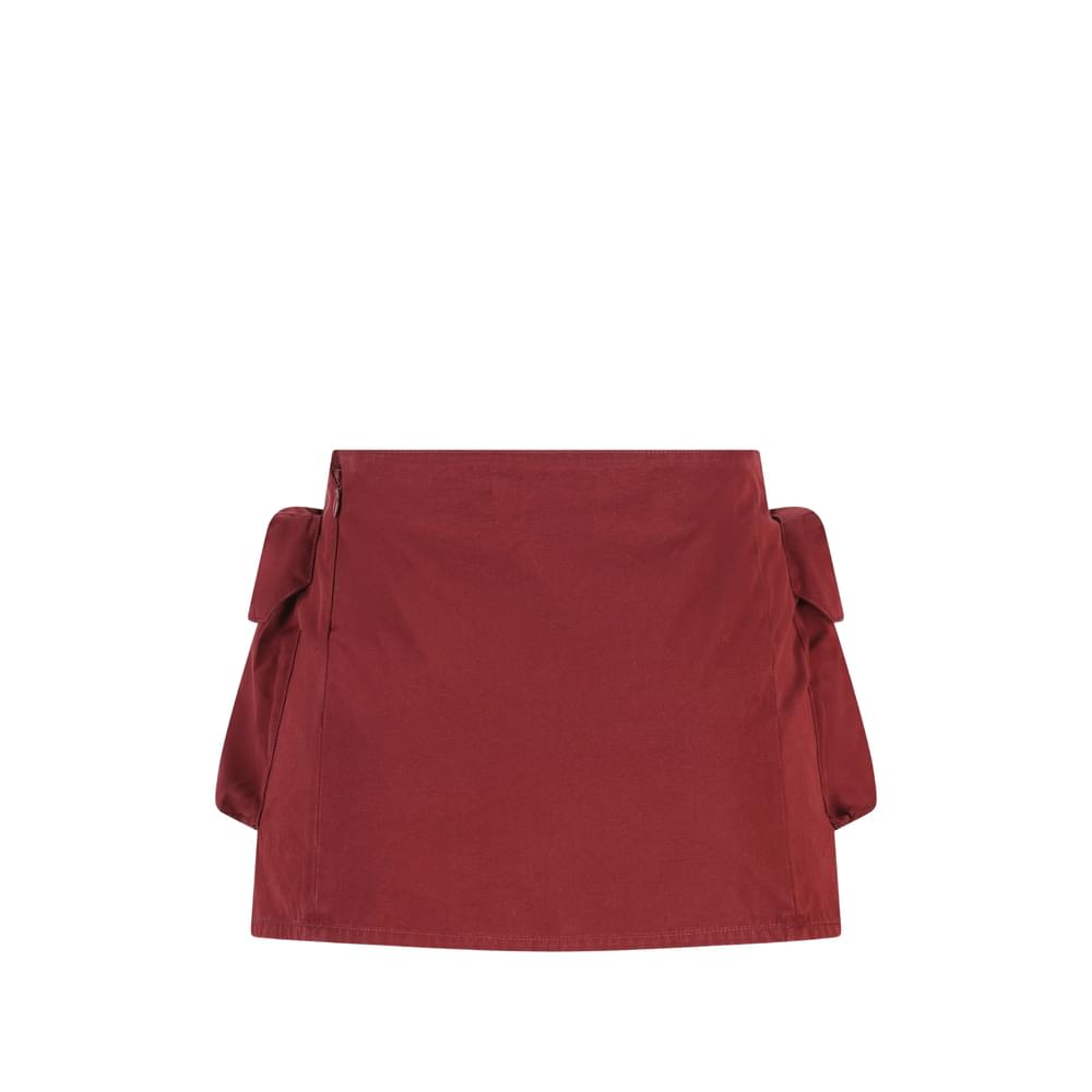 Miu Miu Red Skirts - Straight Skirts Women MIU MIU