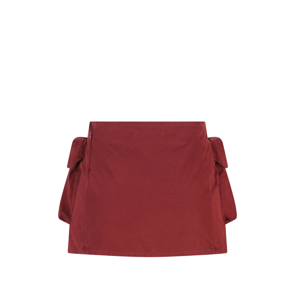 Miu Miu Red Skirts - Straight Skirts Women MIU MIU
