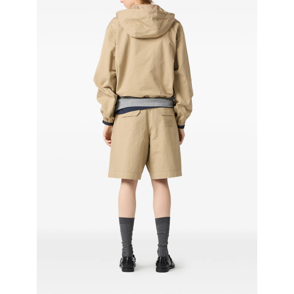 Miu Miu Neutrals Jackets - Oversized Jackets Women MIU MIU