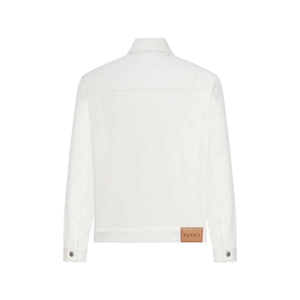 Gucci White Jackets - Denim Jackets Men