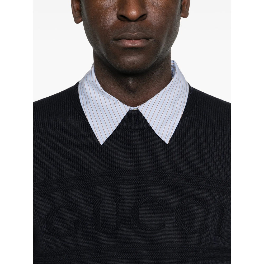 Gucci Blue Sweaters & Knitwear - Jumpers Men GUCCI