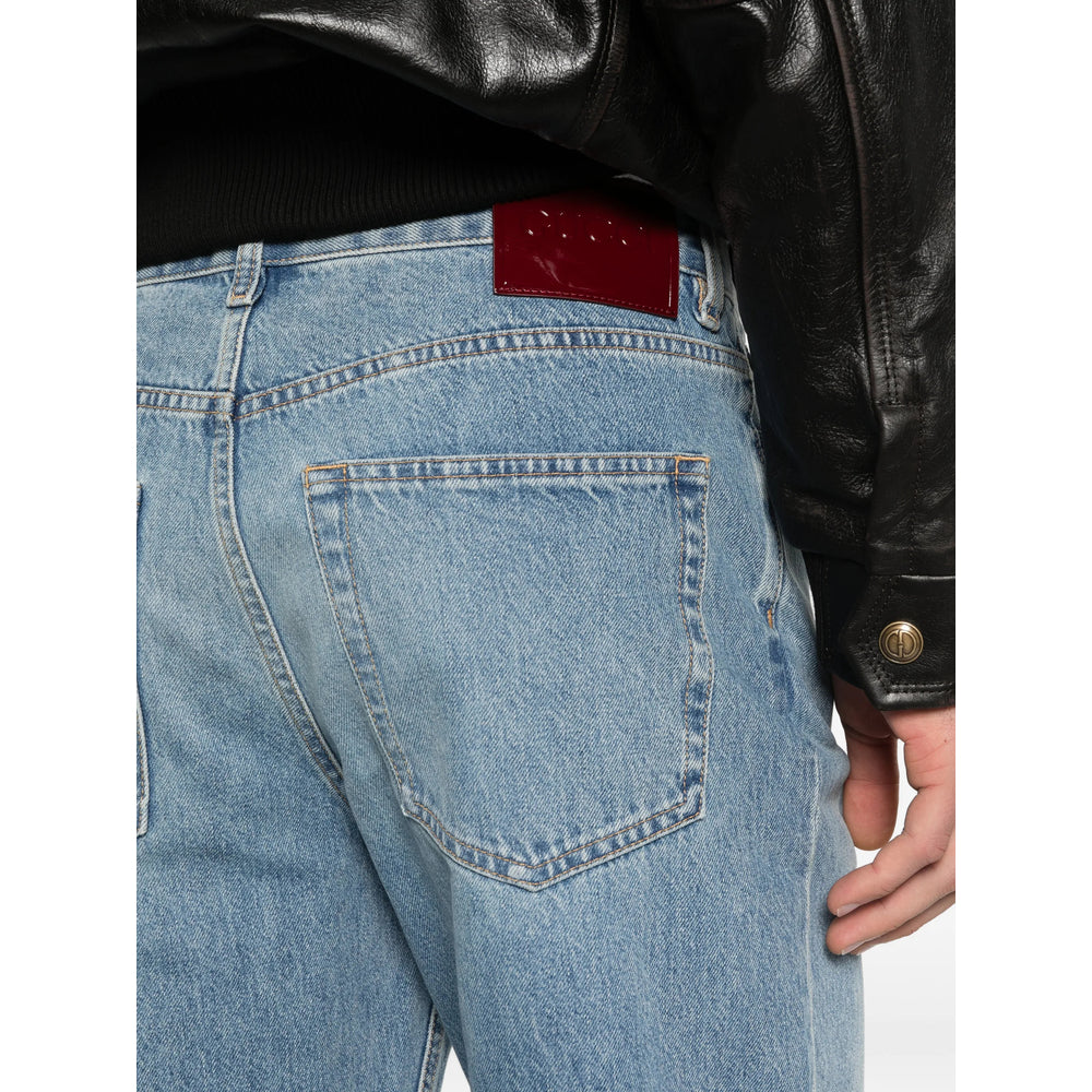 Gucci Blue Denim - Regular & Straight-Leg Jeans Men GUCCI