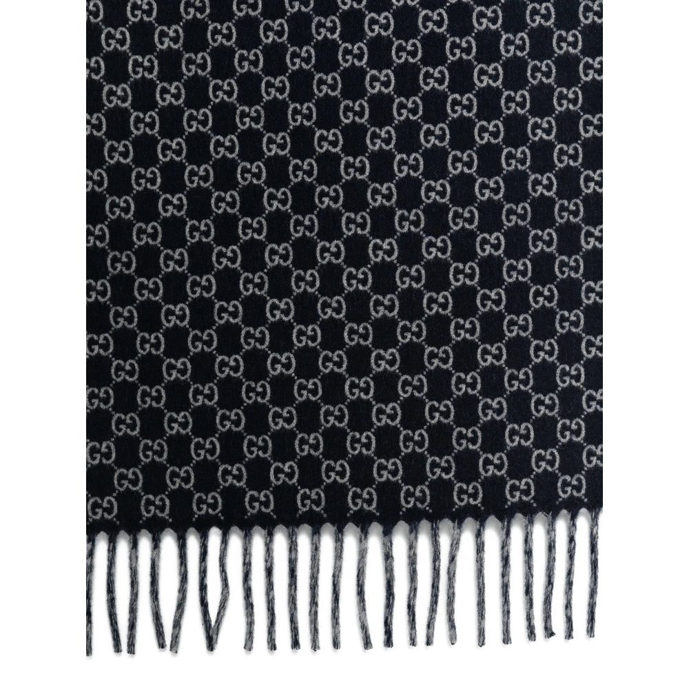 Gucci Blue Scarves Men Men GUCCI