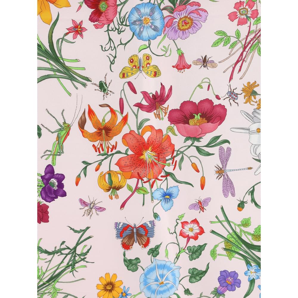 Gucci Pink Scarves Women Women GUCCI