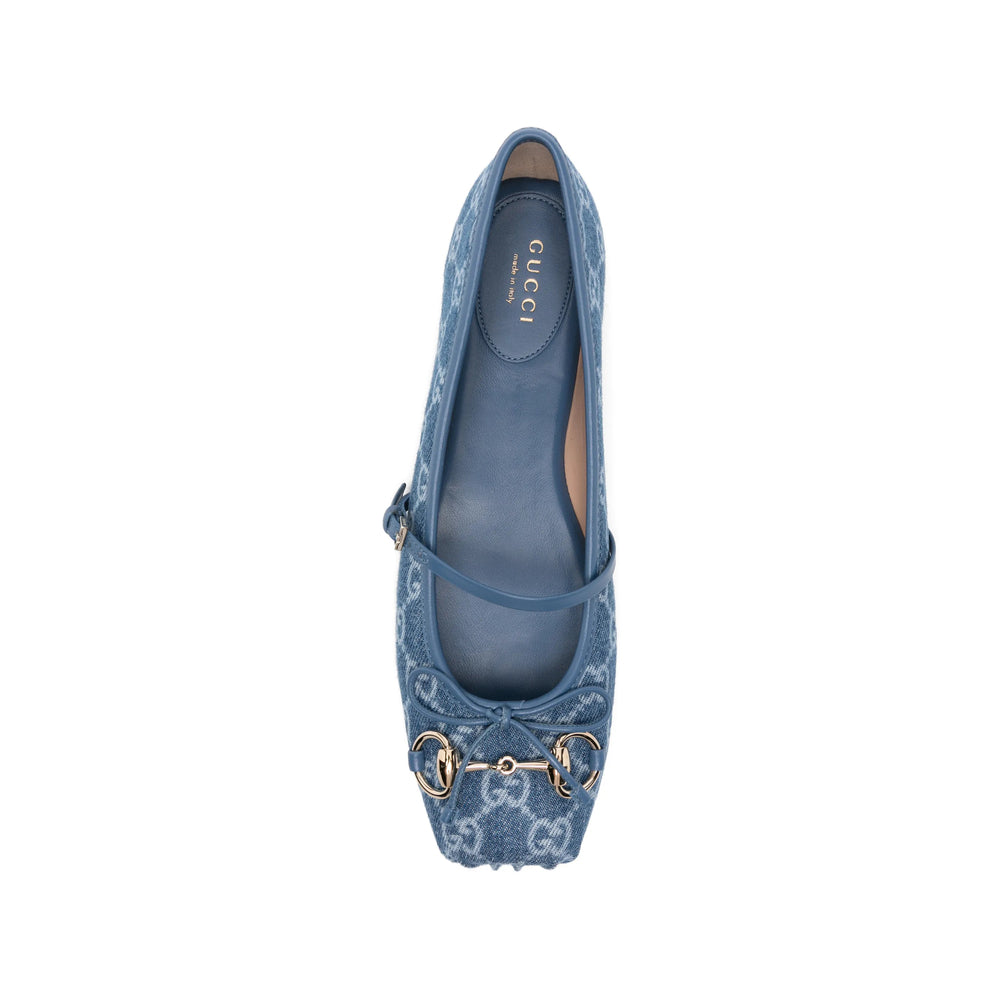 Gucci Blue Ballet Flats Women GUCCI