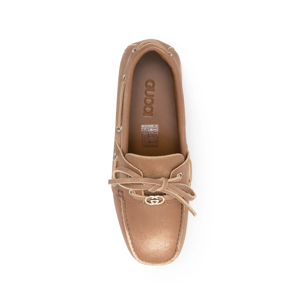 Gucci Brown Loafers Women GUCCI