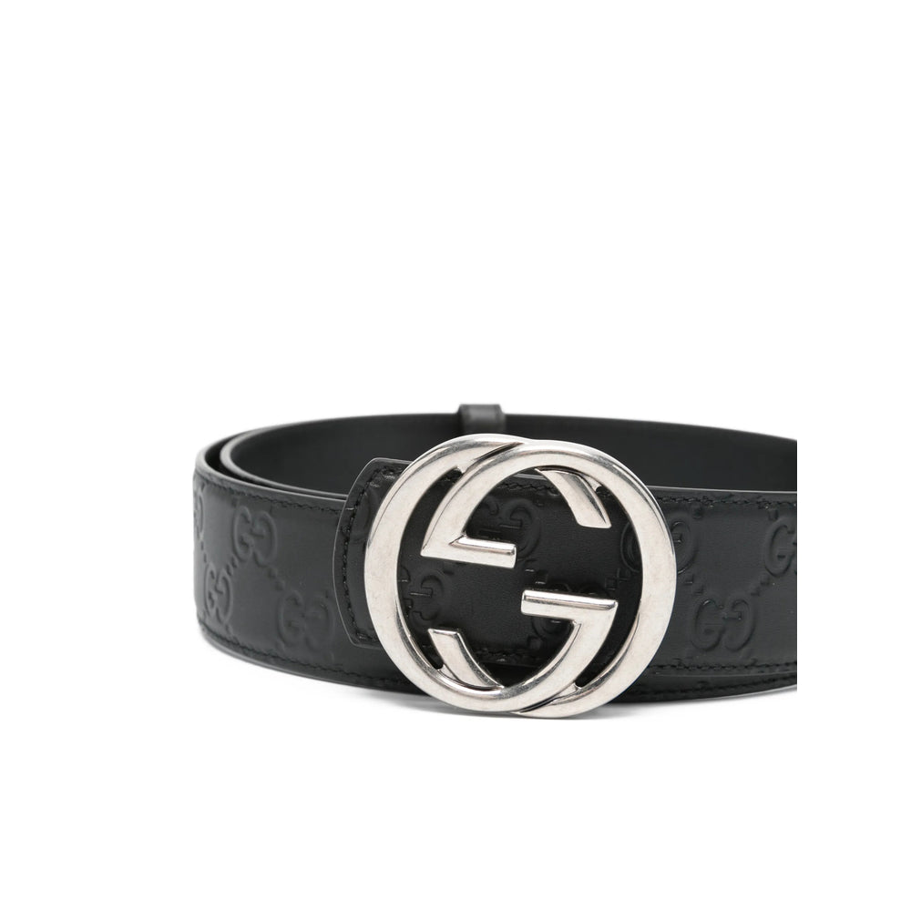 Gucci Black Belts Men GUCCI