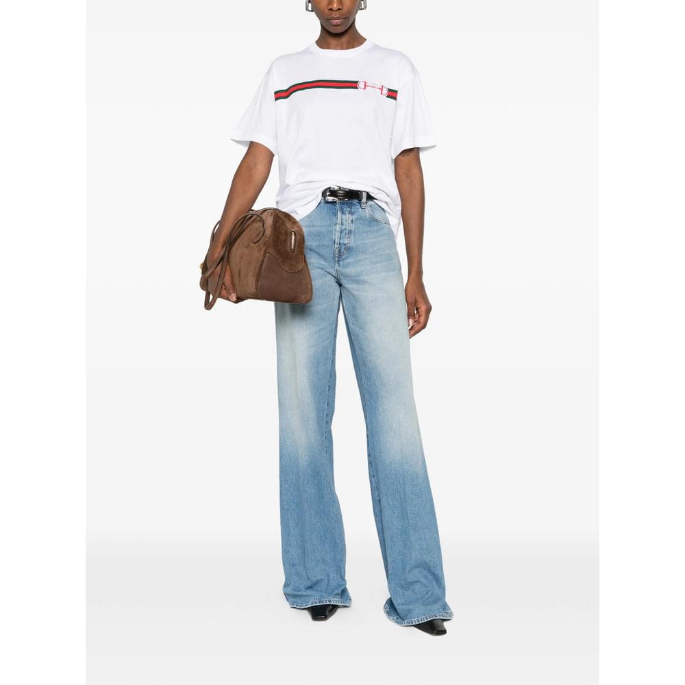Gucci White Tops - T-Shirts & Jerseys Women Women GUCCI