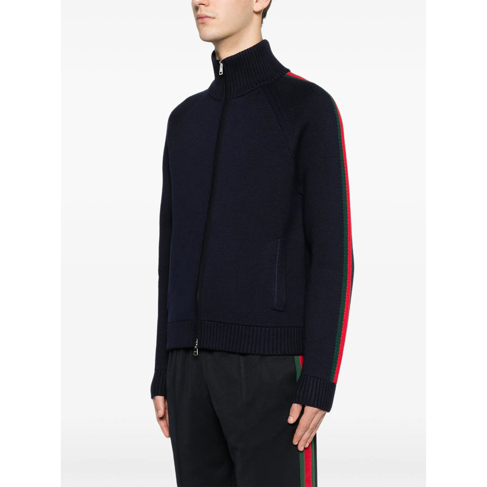 Gucci Blue Sweaters & Knitwear - Cardigans Men GUCCI