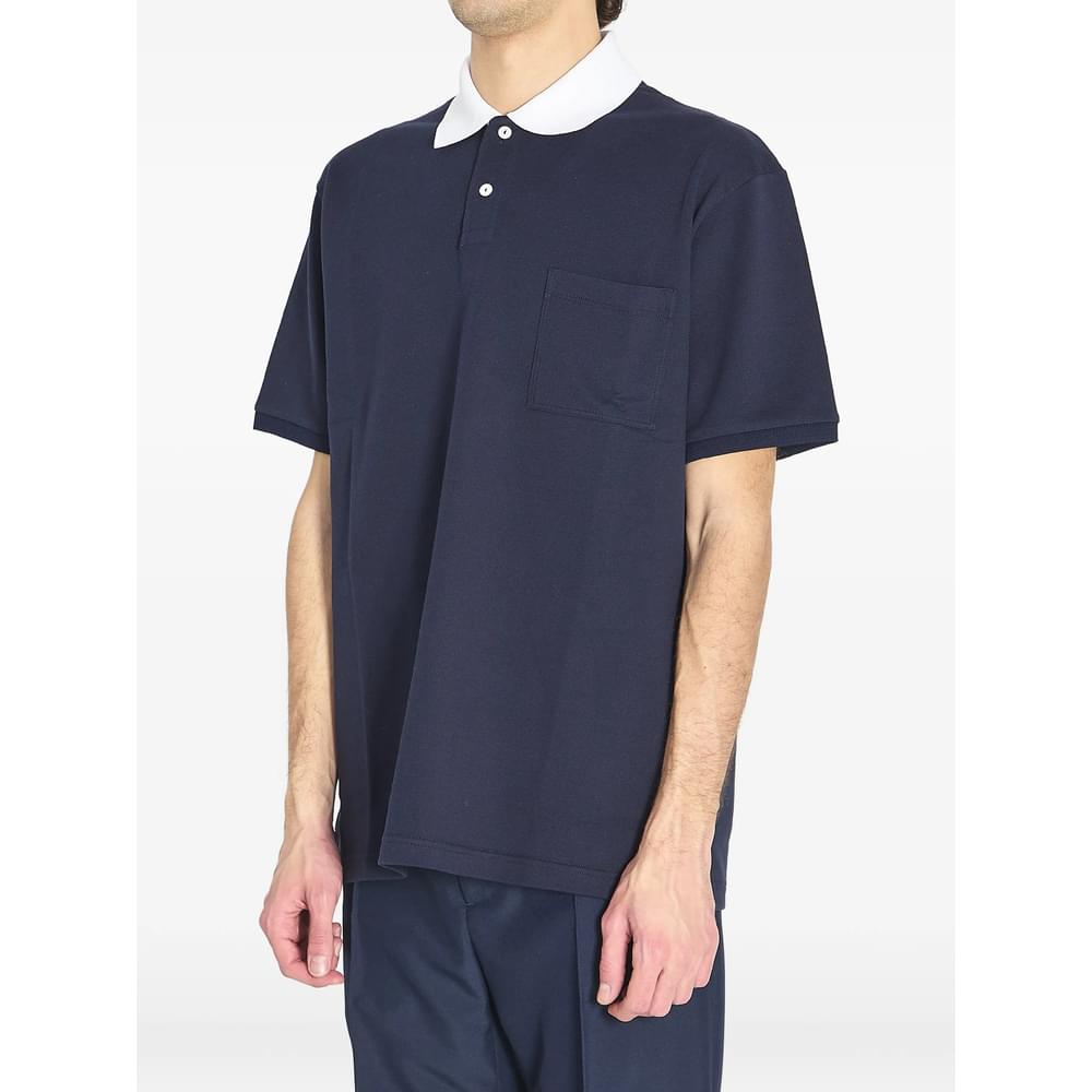 Gucci Blue Polo Shirts Men GUCCI