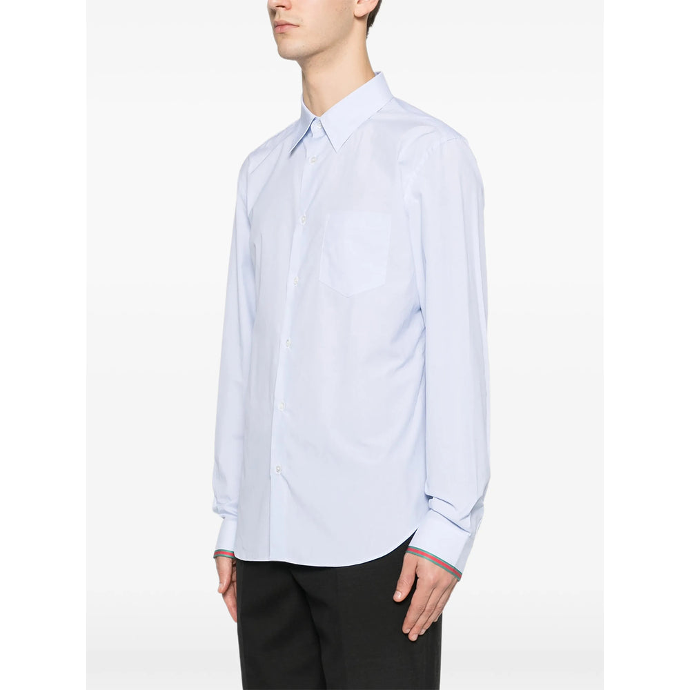 Gucci Blue Shirts Men GUCCI