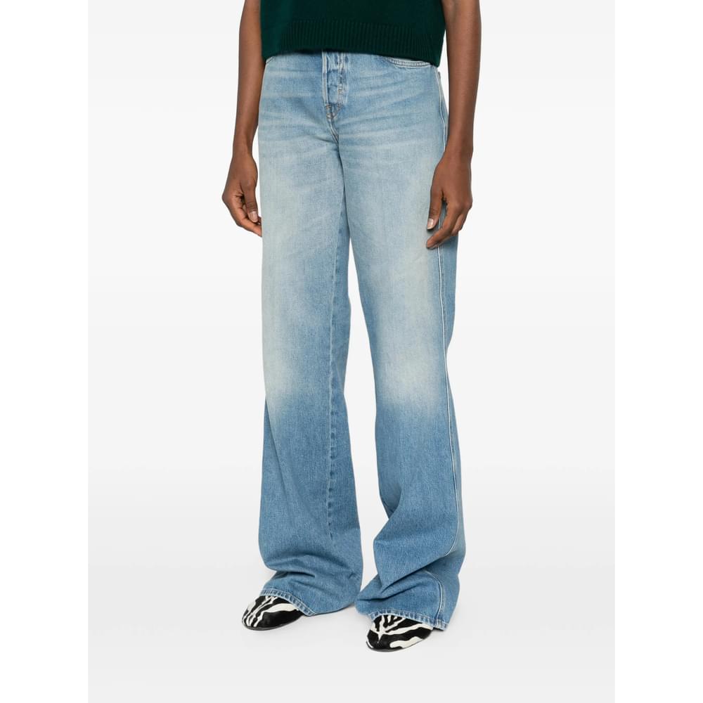Gucci Blue Denim - Flared Jeans Women GUCCI