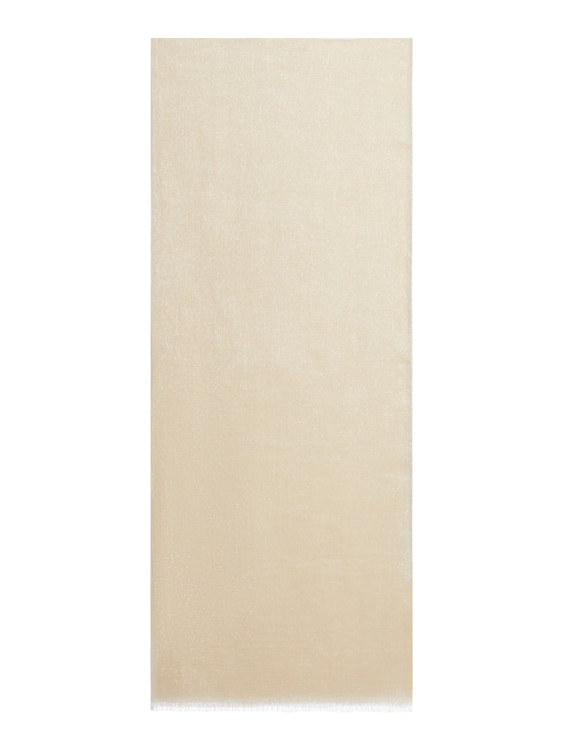 Brunello Cucinelli Women Silk And Cashmere Scarf With Fringed Finish BRUNELLO CUCINELLI