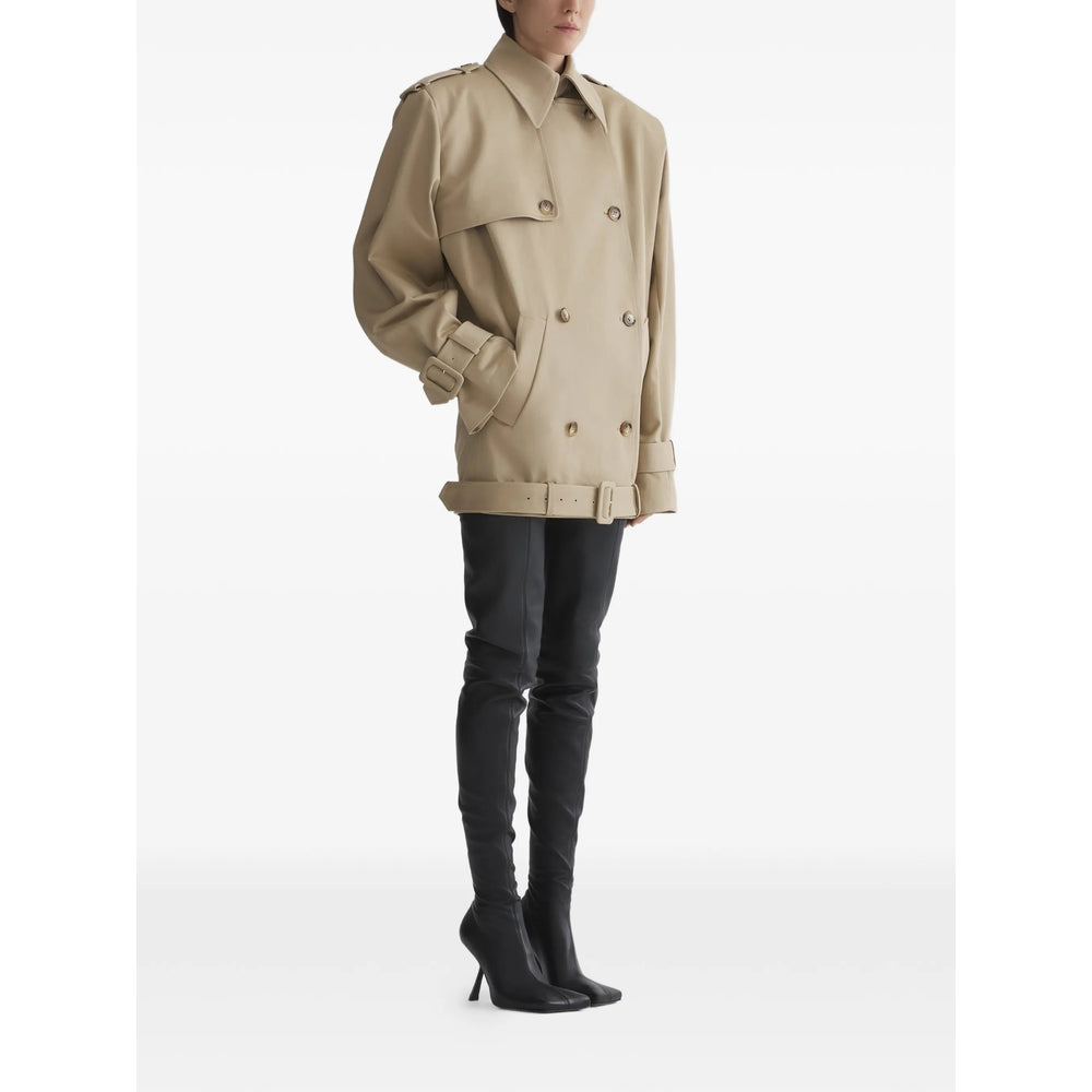 Mugler Neutrals Jackets - Biker Jackets Women MUGLER