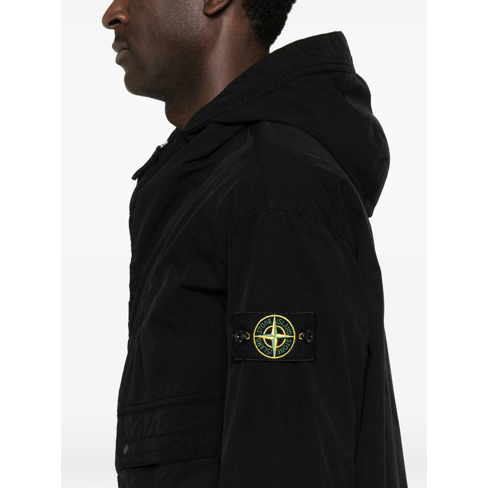 Stone Island Black Jackets - Bomber Jackets Men STONE ISLAND