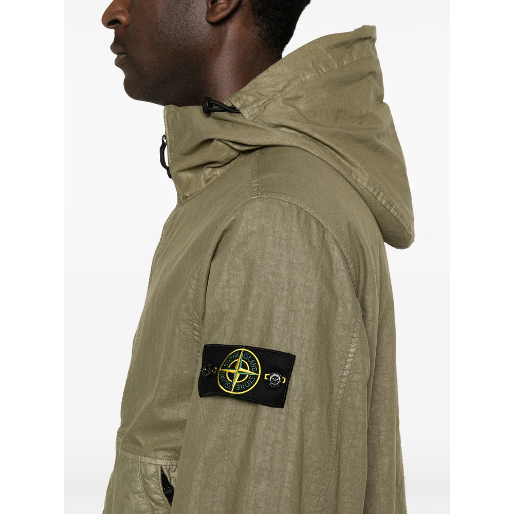 Stone Island Green Jackets - Hooded Jackets Men STONE ISLAND