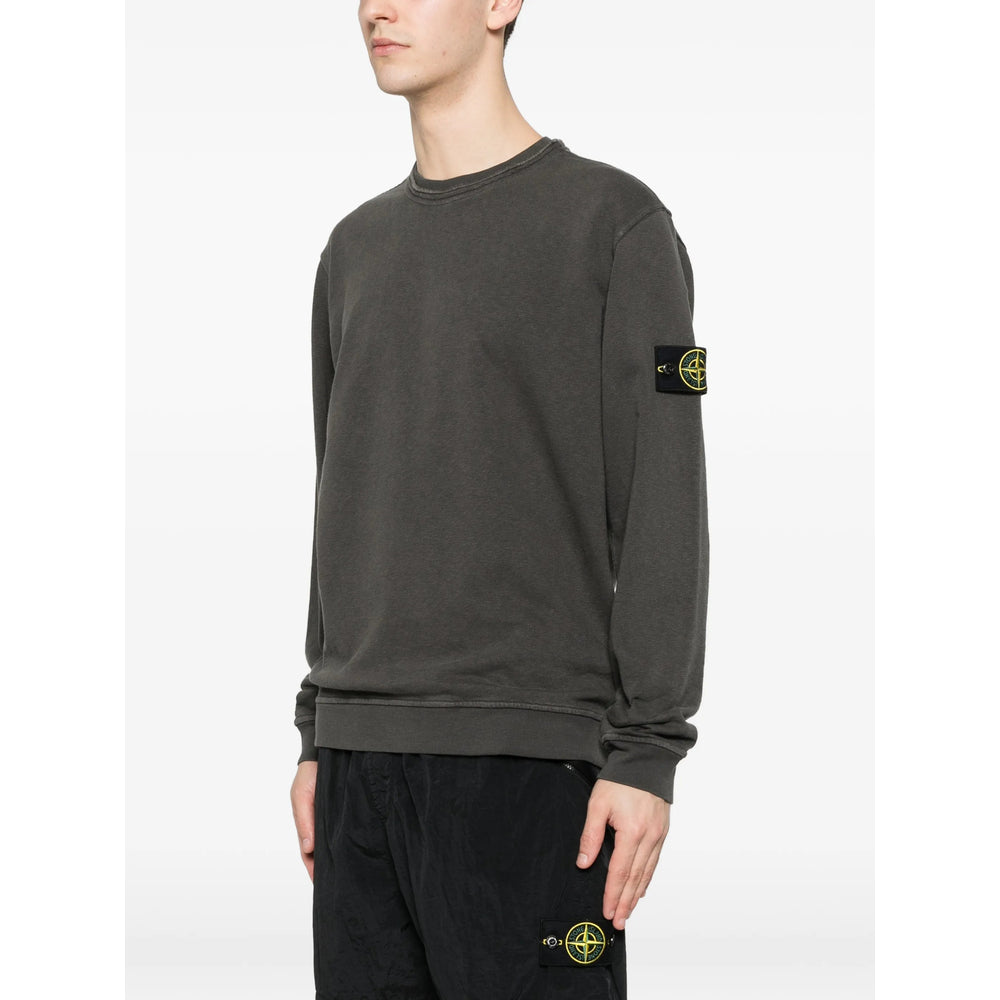 Stone Island Grey Sweaters & Knitwear - Sweatshirts Men STONE ISLAND