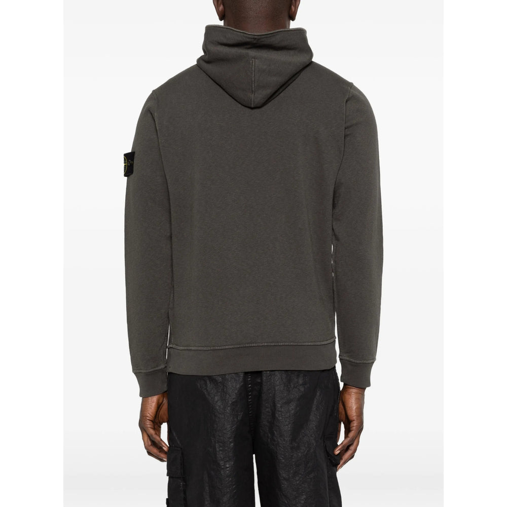 Stone Island Grey Sweaters & Knitwear - Hoodies Men STONE ISLAND