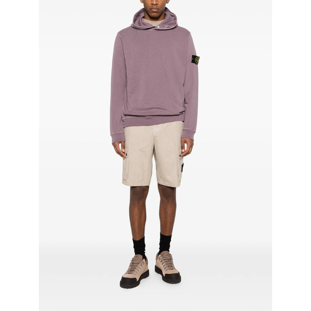 Stone Island Purple Sweaters & Knitwear - Hoodies Men STONE ISLAND