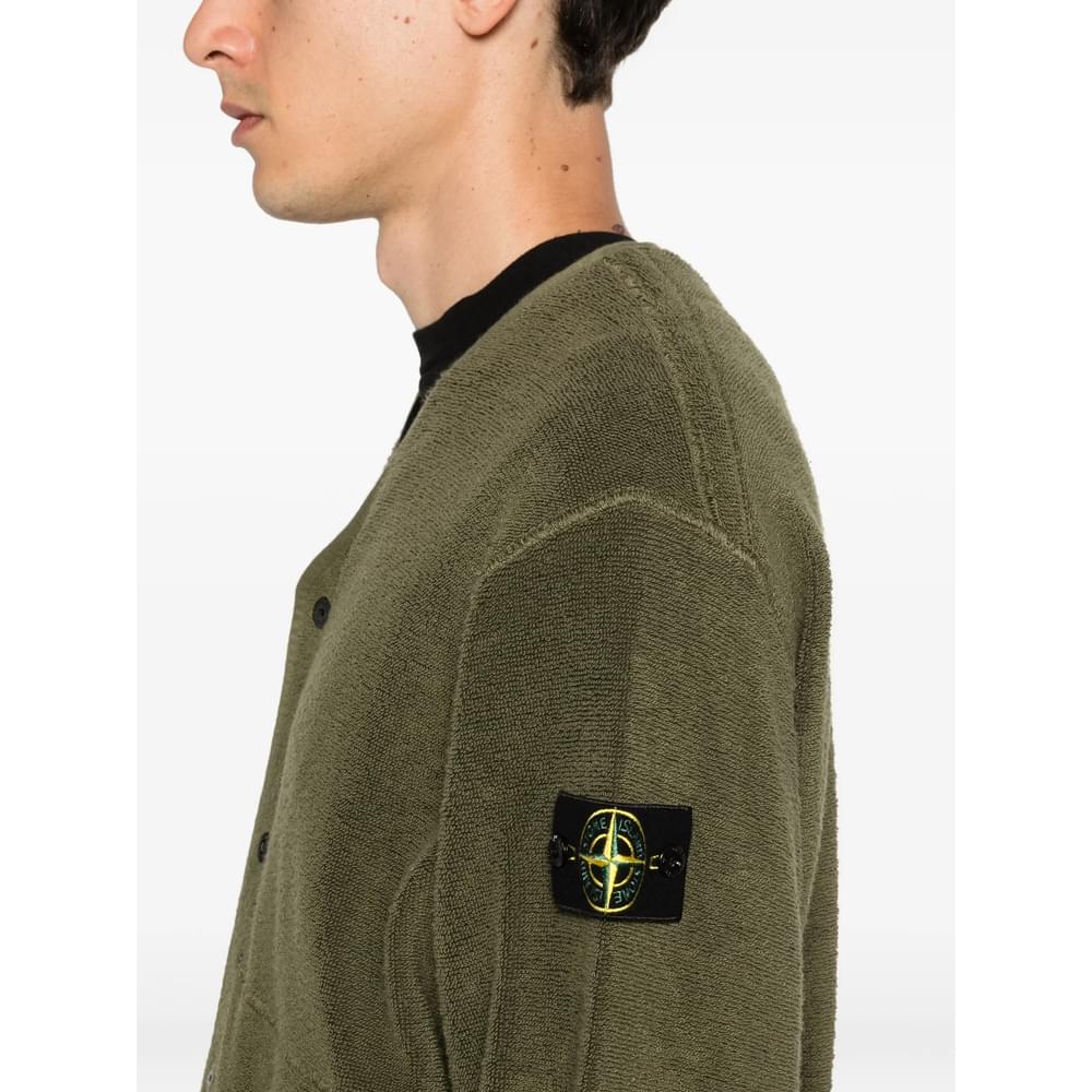 Stone Island Green Sweaters & Knitwear - Cardigans Men Men STONE ISLAND