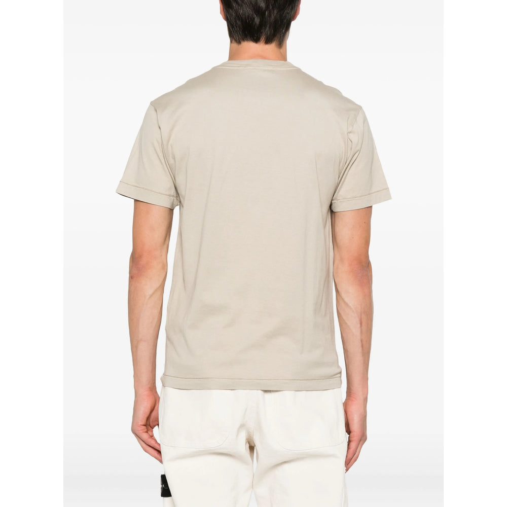 Stone Island Neutrals T-Shirts & Vests - T-Shirts Men STONE ISLAND