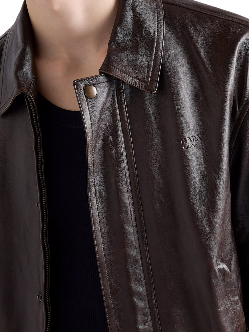 Prada Men Nappa Bomber Jacket PRADA