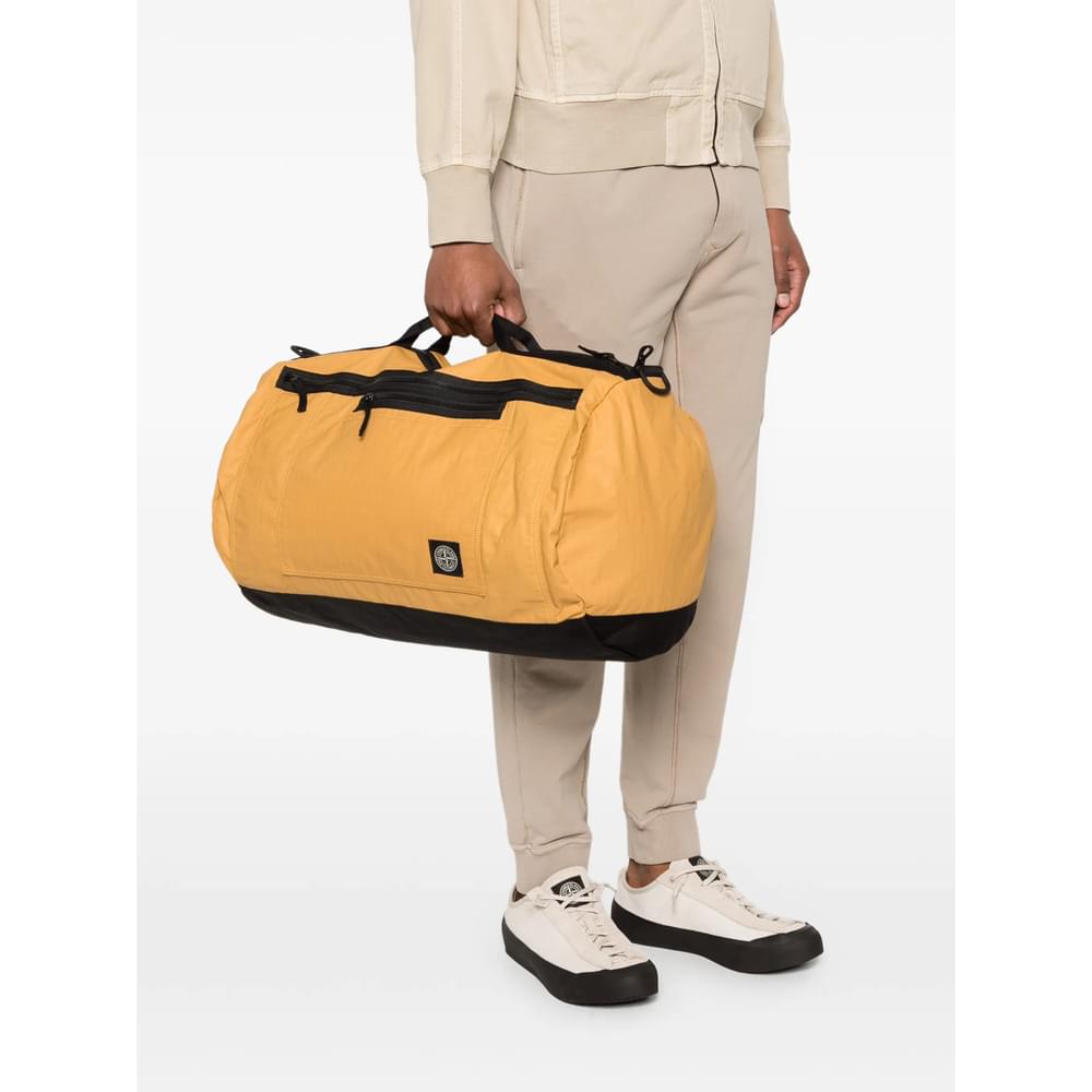 Stone Island Yellow Backpacks Men STONE ISLAND