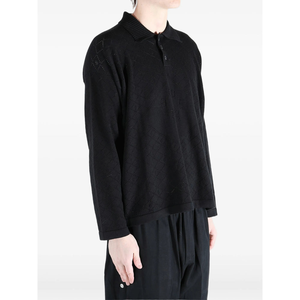 Bode Black Polo Shirts Men BODE