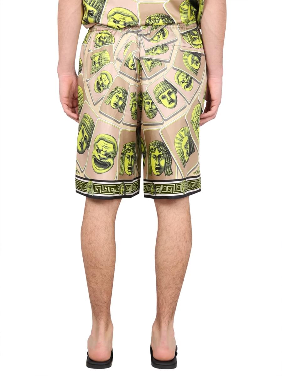 Versace Men Bermuda Shorts The Masks VERSACE