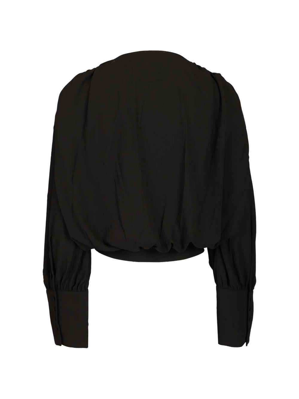 Rotate Women Long Sleeve V-Neck Top ROTATE
