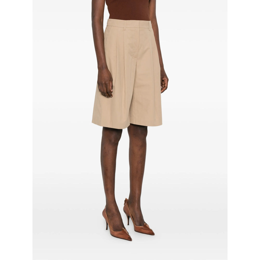 Yves Salomon Neutrals Shorts - Knee-Length Shorts Women