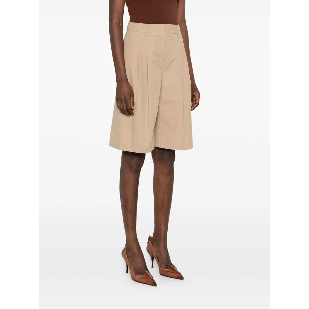 Yves Salomon Neutrals Shorts - Knee-Length Shorts Women YVES SALOMON