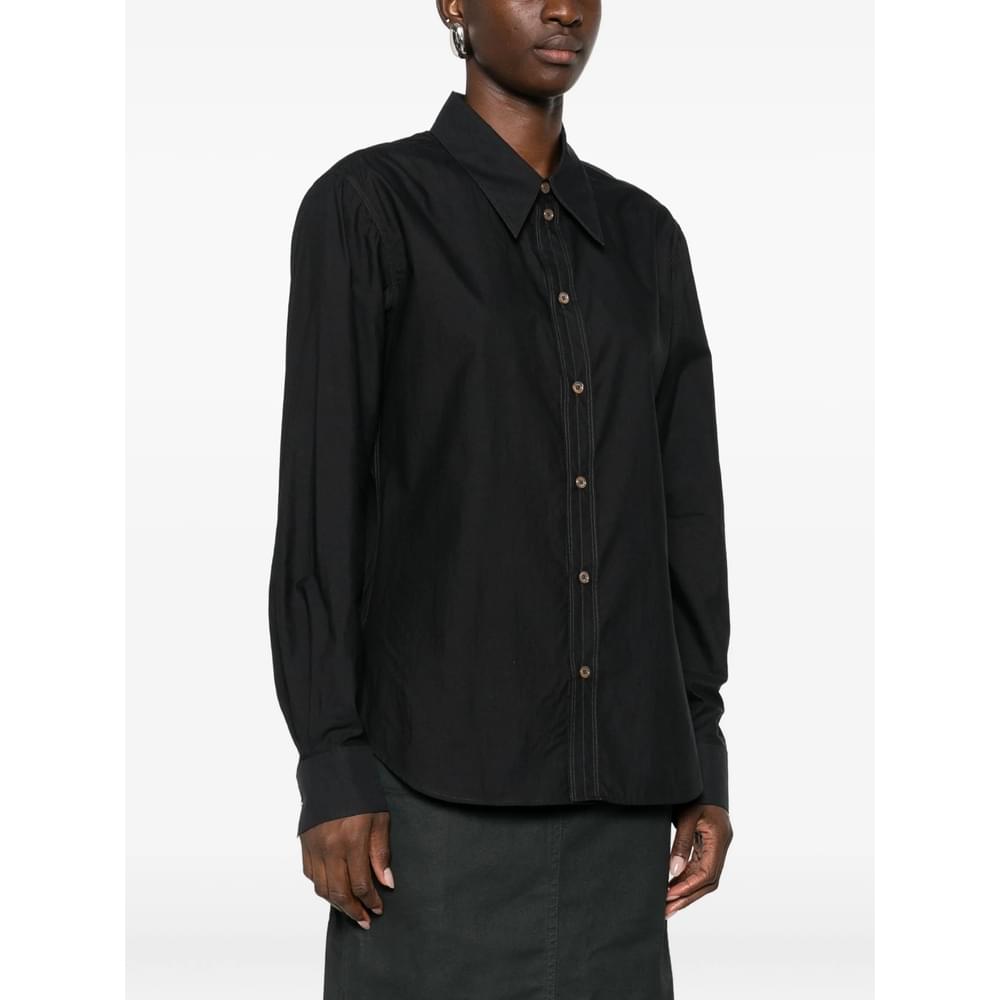 Lemaire Black Tops - Shirts Women LEMAIRE