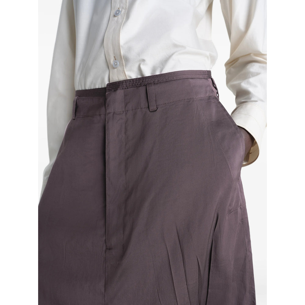 Lemaire Brown Shorts - Knee-Length Shorts Women LEMAIRE