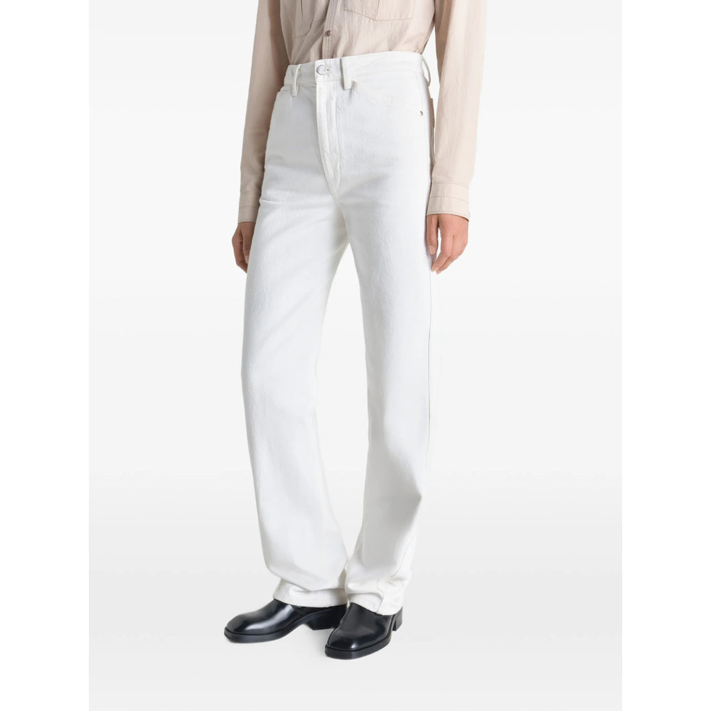 Lemaire White Denim - Straight-Leg Jeans Women LEMAIRE