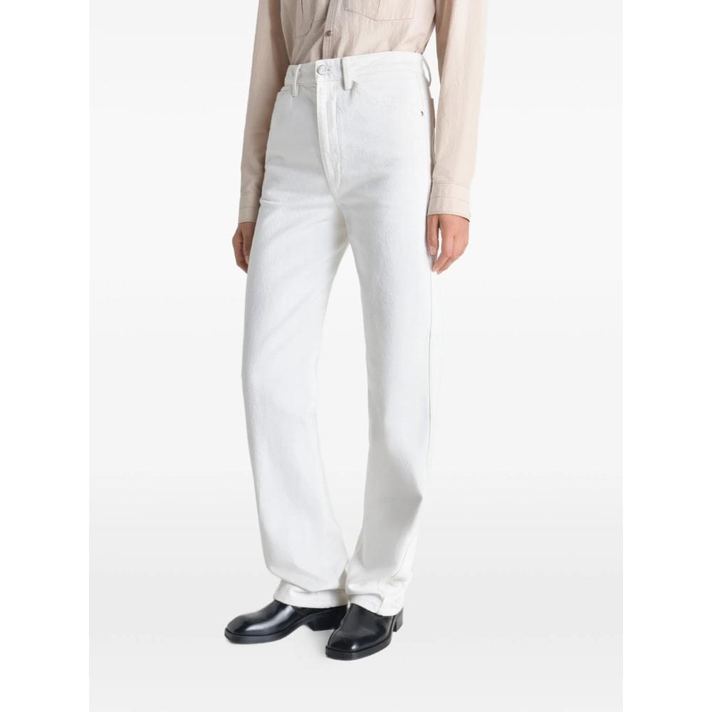 Lemaire White Denim - Straight-Leg Jeans Women LEMAIRE