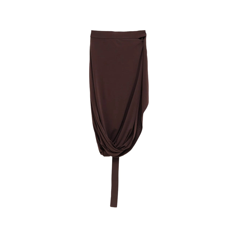 Lemaire Brown Skirts - Asymmetric & Draped Skirts Women LEMAIRE