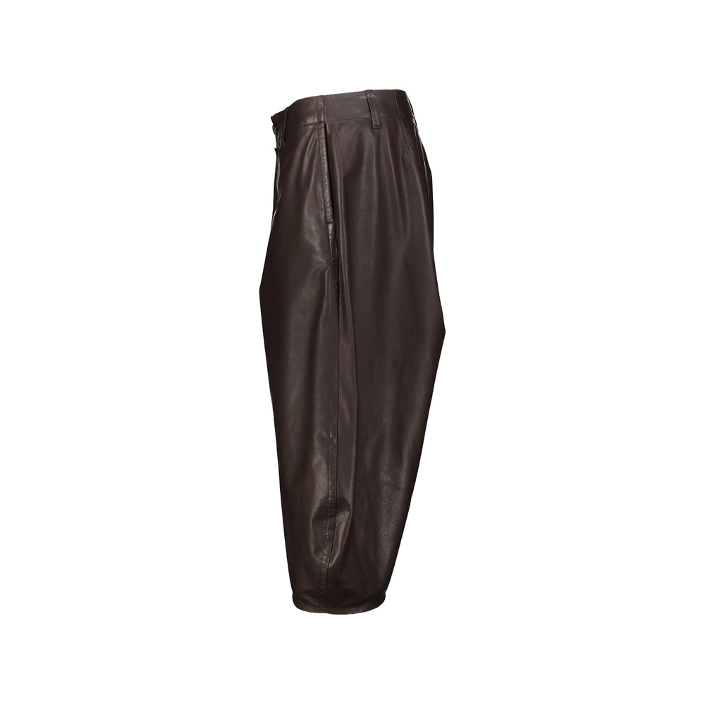 Lemaire Brown Trousers - Cropped Trousers Women Women LEMAIRE