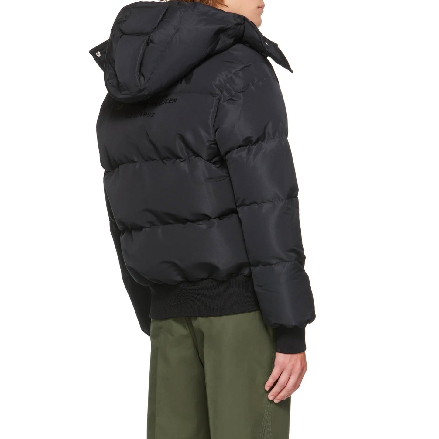Alexander Mcqueen Wool Blend Padded Bomber Men ALEXANDER MCQUEEN